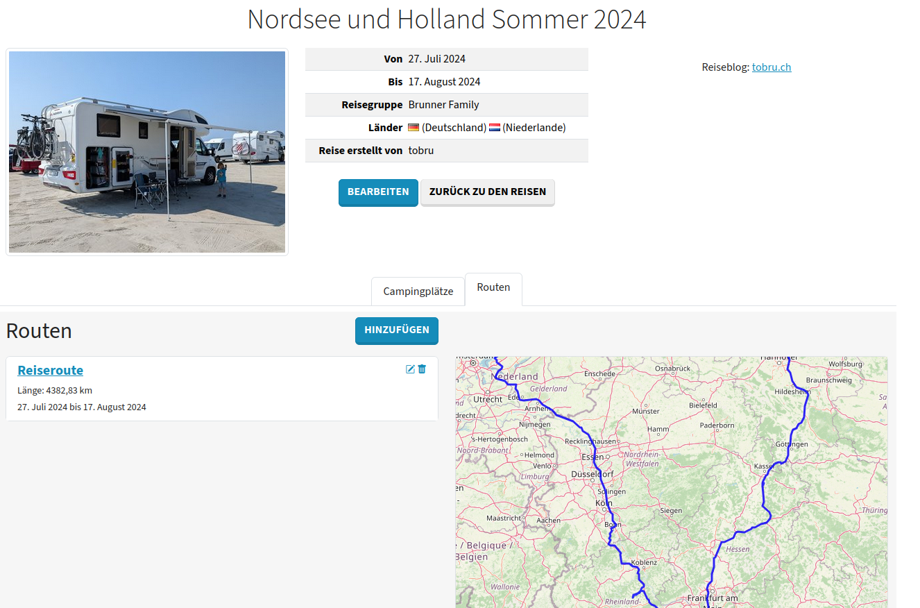 Trip Routes
