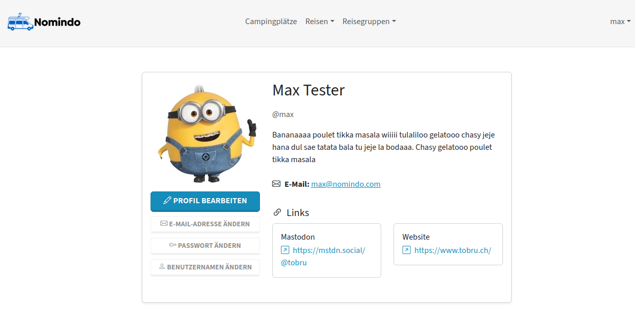 User Profile