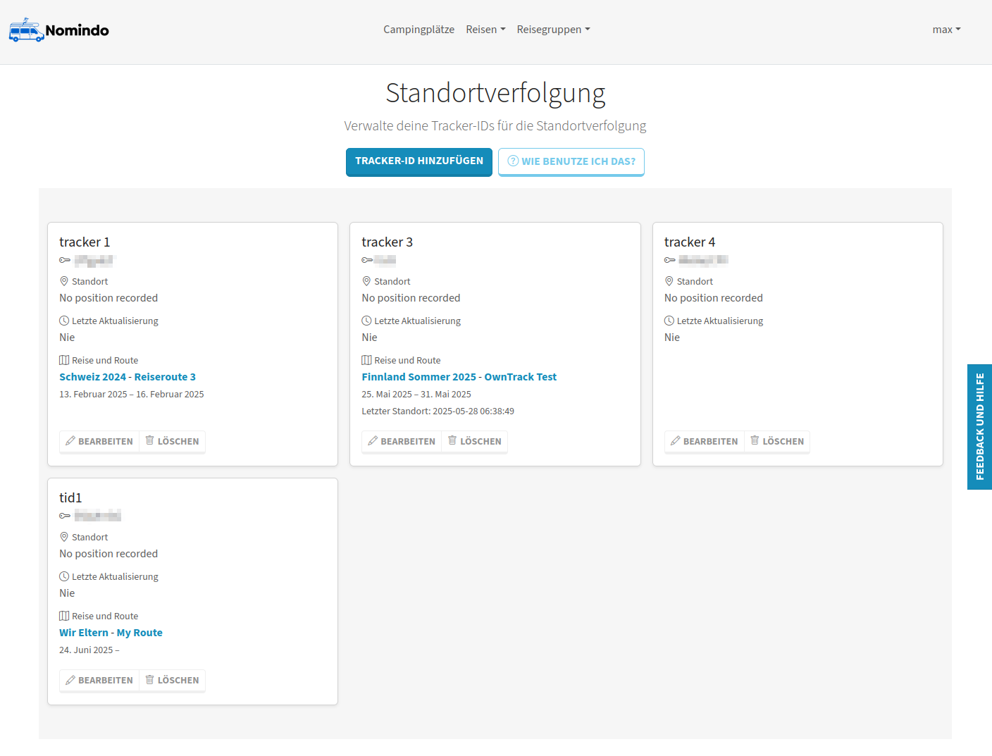 Routen Tracker